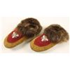 Image 2 : Native American Fur Rimmed Moccasins