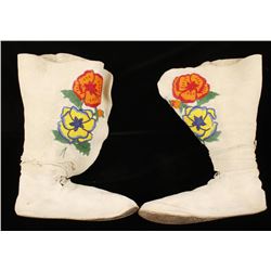 Early Native American Pair of Vintage Boots