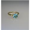 Image 2 : Lovely Blue Zircon Solitaire Ring.