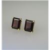 Image 1 : Alluring Red Garnet Stud Earrings.