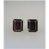 Image 2 : Alluring Red Garnet Stud Earrings.