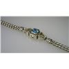 Image 1 : Swiss Blue Topaz & Sterling Silver Bracelet