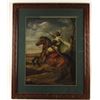 Image 1 : Fine Art Print of Middle Eastern Man on Horseback.