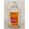 Image 1 : Glass One Gallon Shell Gasoline Bottle.