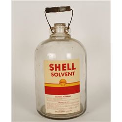 Glass One Gallon Shell Solvent Bottle