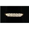 Image 1 : Vintage Diamond Ring with 5 Diamonds.