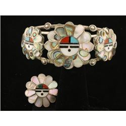 Sunface Cuff & Ring by Sadie & Morris Laahte.