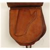 Image 3 : Brown Tooled Leather Saddle Bags