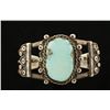 Image 1 : Old Pawn Cuff with Large Turquoise Stone
