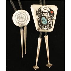 Two Native American Bolos.