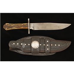Coffin handled knife
