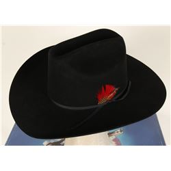Men's Resistol Black Cowboy Hat.