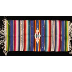 Navajo Indian Colorful Dazzler Table or Short Rug.