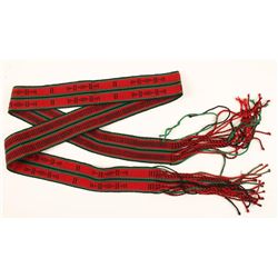 Native American Woman's Wedding Belt.