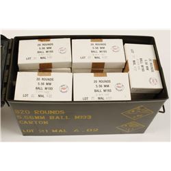 820 Rounds of 5.56mm