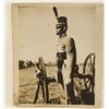 Image 1 : Black & White Picture of Soldier & Cannon