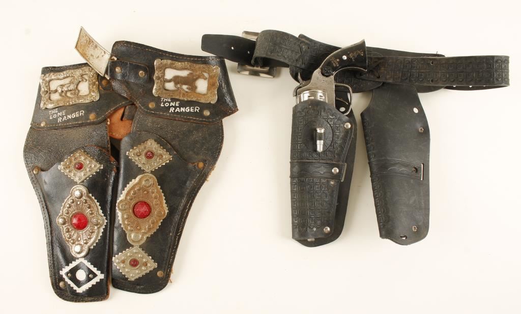 Lot of Lone Ranger Cap Gun & Holsters.