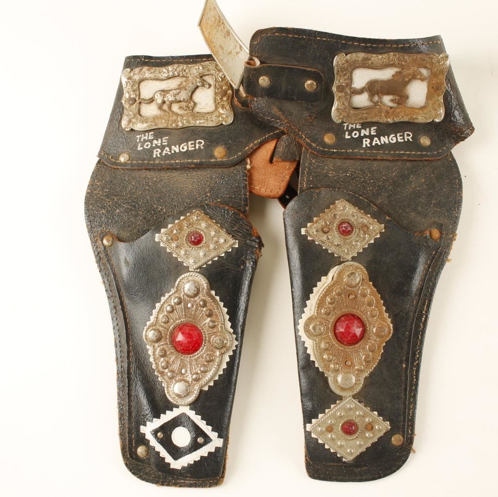 Lot of Lone Ranger Cap Gun & Holsters.