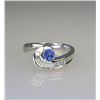 Image 1 : Lovely Tanzanite & Diamond Ring.
