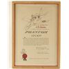 Framed Certificate of E.R. Hanks Phantom Jockey