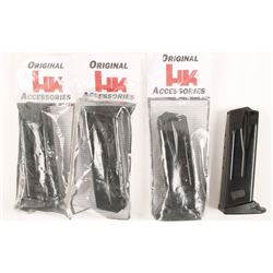 Lot of 4 H&K 10-round .40S&W Mags