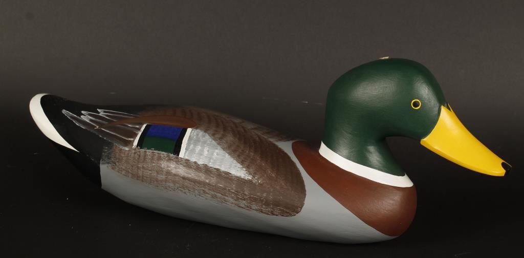 Steven R Lay Mallard Decoy by Steven R Lay