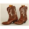 Image 2 : 101 Cowboy Boot Brown Leather
