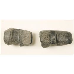 Lot of 2 Stone Axe Heads.