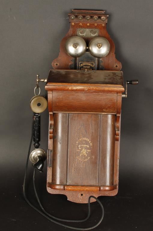 L.M. Ericsson Commonwealth Antique Wall Phone