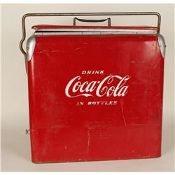 Vintage Metal Coca-Cola Cooler