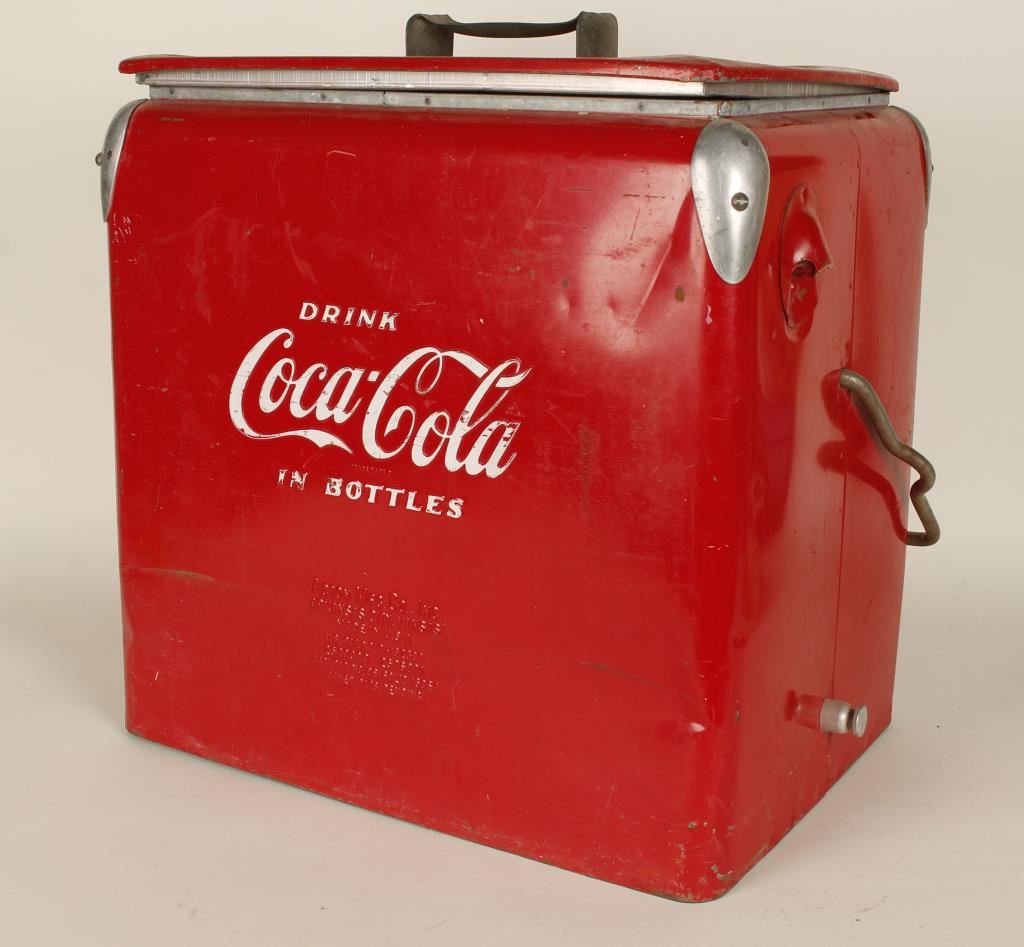 Vintage Metal CocaCola Cooler