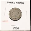 Image 1 : 1870 Shield Nickel