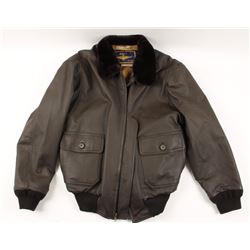 Navy Airborne Leathers Jacket