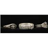 Image 2 : Lot of 3 German WWII Sterling Rings.