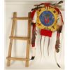 Image 1 : Native American Crafted Banner and Hogan Ladder.