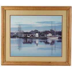Framed Print of Harbor