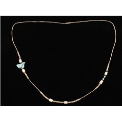 Vintage NA Heishi Necklace with Bird Fetish.