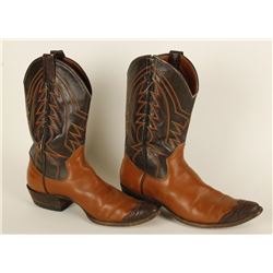 Pair of Sanders Cowboy Boots