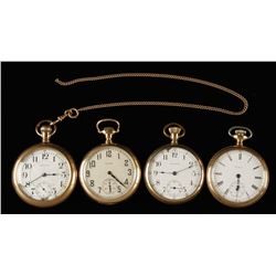 +Lot of 4 Pocket Watches
