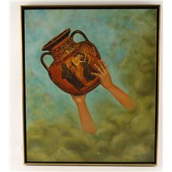 Print on Canvas of a Greek Urn