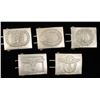 Image 1 : Lot of 5 German WWII Belt Buckles.
