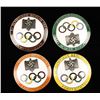 Image 1 : Lot of 4 Badges from the 1936 German Olympic Games