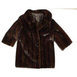 Brown Lady's Fur Coat