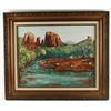 Image 1 : Framed Oil on Canvas Unsigned