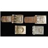 Image 2 : Collection of 4 Nazi Belt Buckles