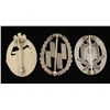 Image 2 : Lot of 3 German WWII Badges.
