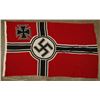 Image 1 : German WWII Military Combat Swastika Battle Flag.