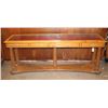 Image 1 : Oak Console Table