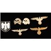 Image 1 : (6) German WWII Military Visor Cap Insignia.