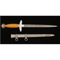German WWII Luftwaffe Dagger & Scabbard.